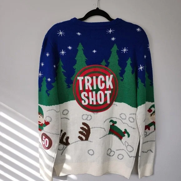 Interactive Happy Holidays Ugly Christmas
Sweater Medium - Picture 6 of 6